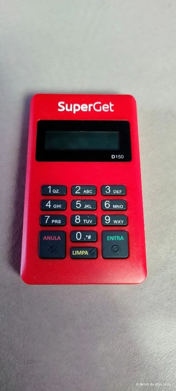 Vendo máquina de cartão