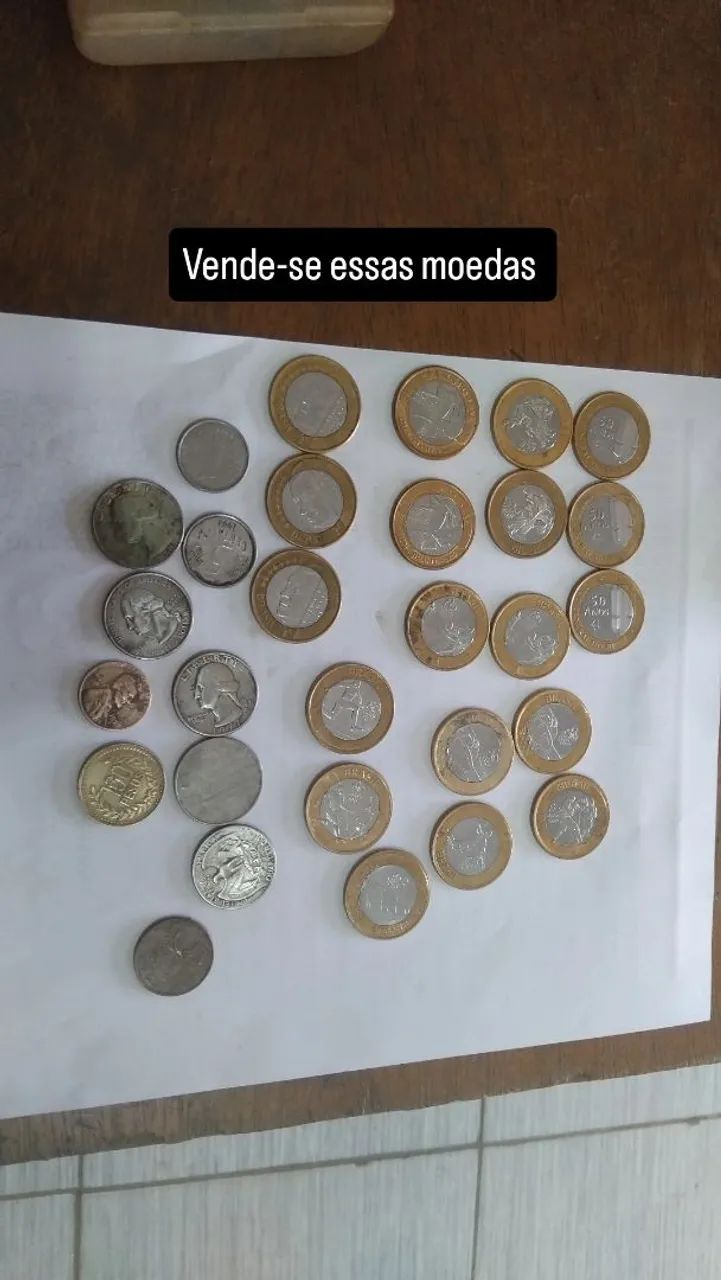 Vende-se essas moedas 