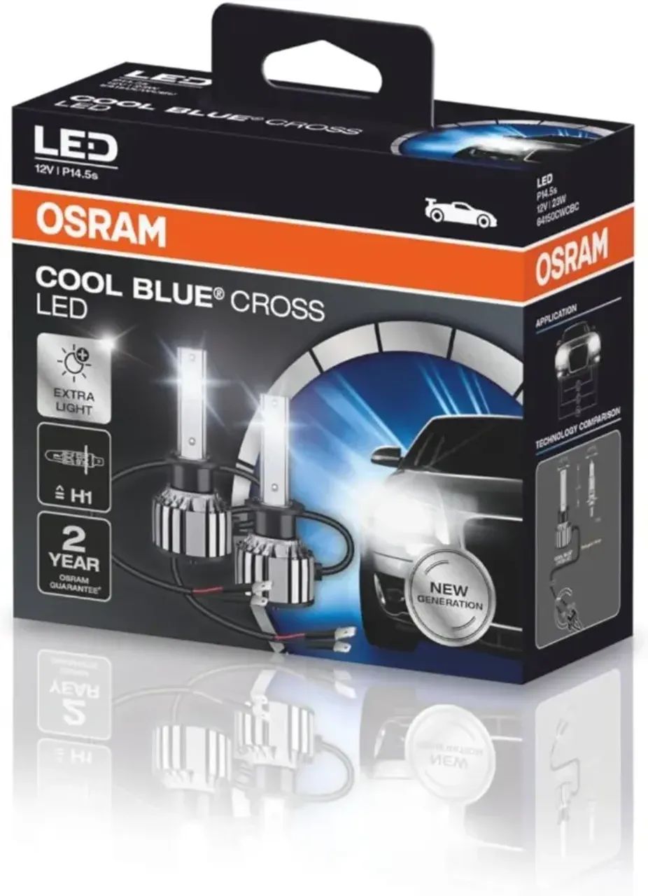 Lâmpadas Osram Night Breaker Laser & Kit Led Cool Blue (H1