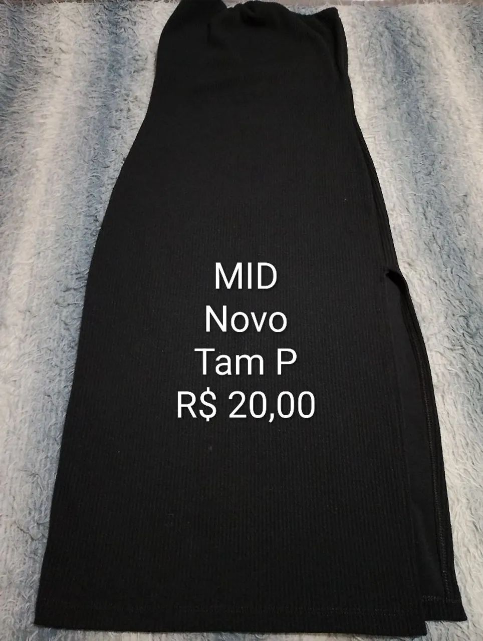 Vestido mid sem alça 