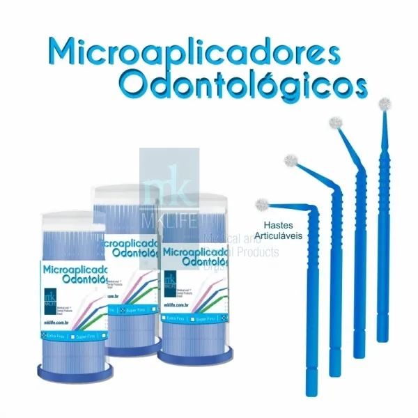 Microaplicadores Odontológicos c/100 un.