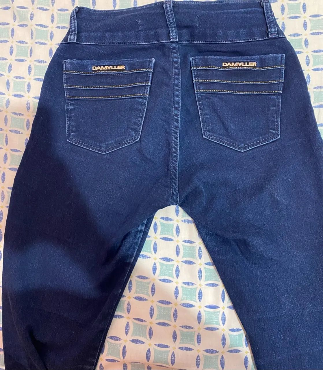 Calça jeans escuro Damyller - Foto 2