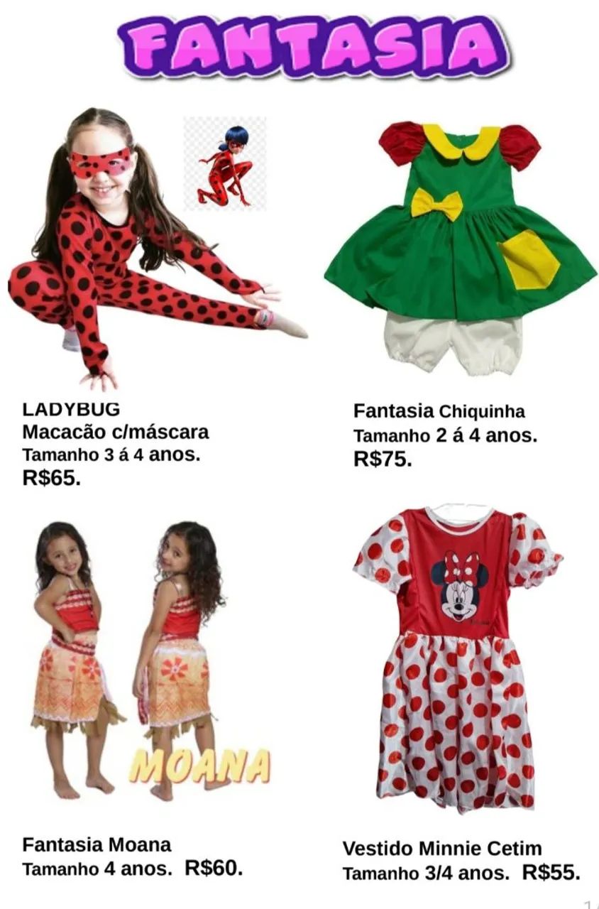 Fantasias Infantis Meninas  - Foto 2