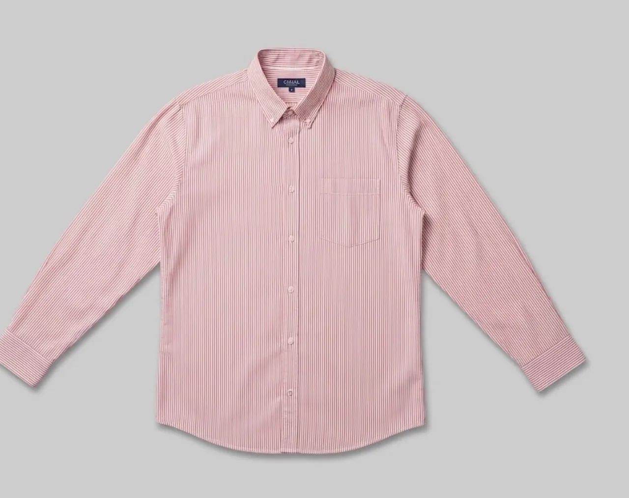 Camisa social 100% algodão 