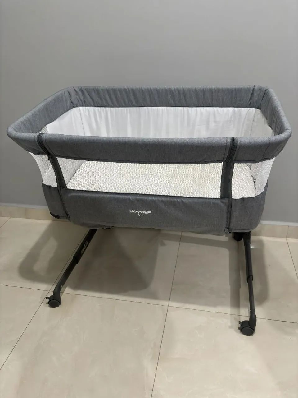 Berço co-bed cinza - Foto 4