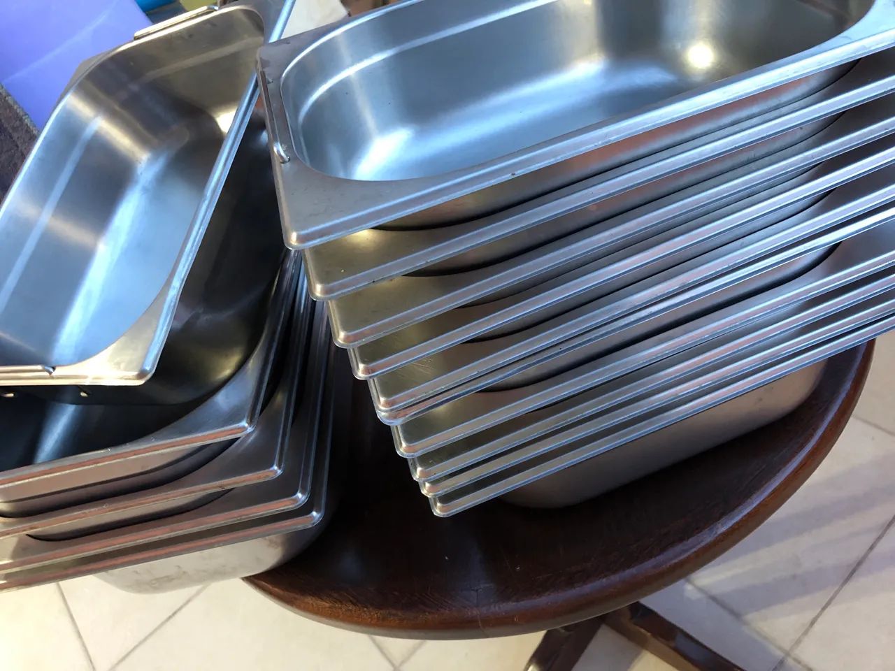 Cubas de inox para restaurante buffet GN1/2 100mm - Foto 3