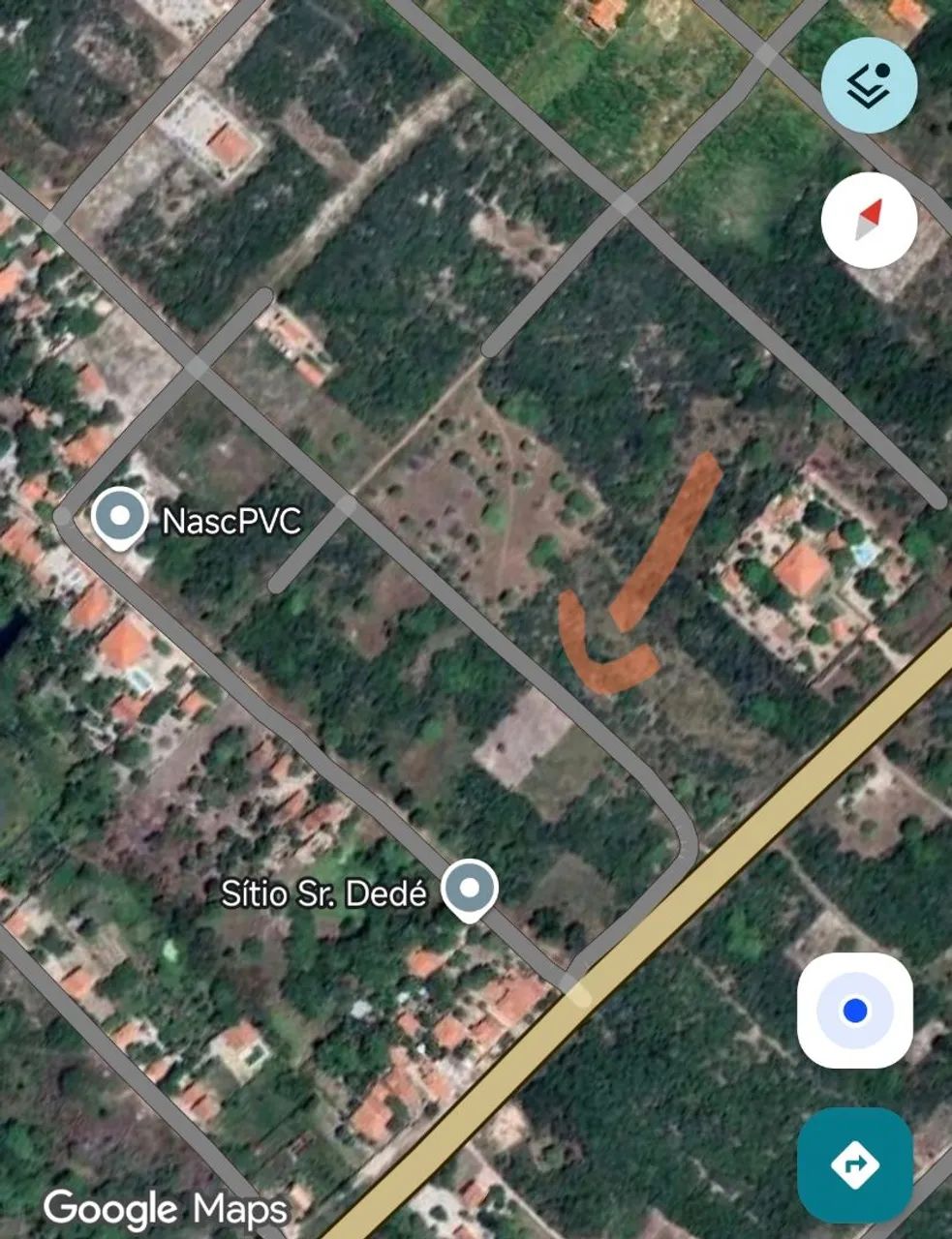 Terreno na Caponga  15x50 