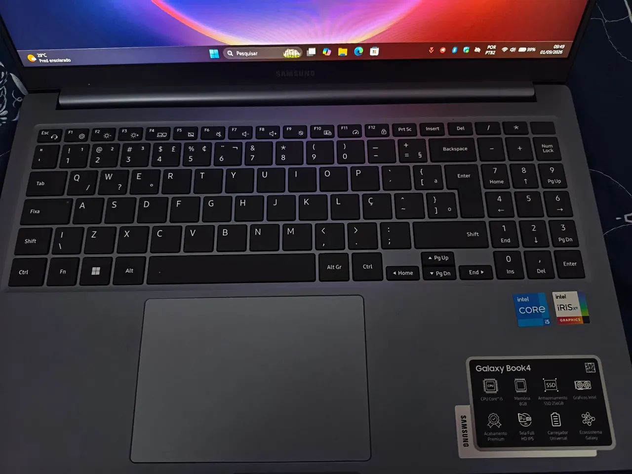 Vendo Notebook Galaxy Book 4 I5 256GB - Foto 3