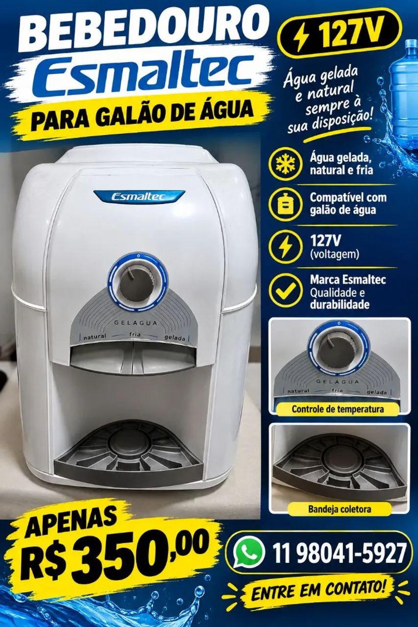 Bebedouro esmaltec 127v