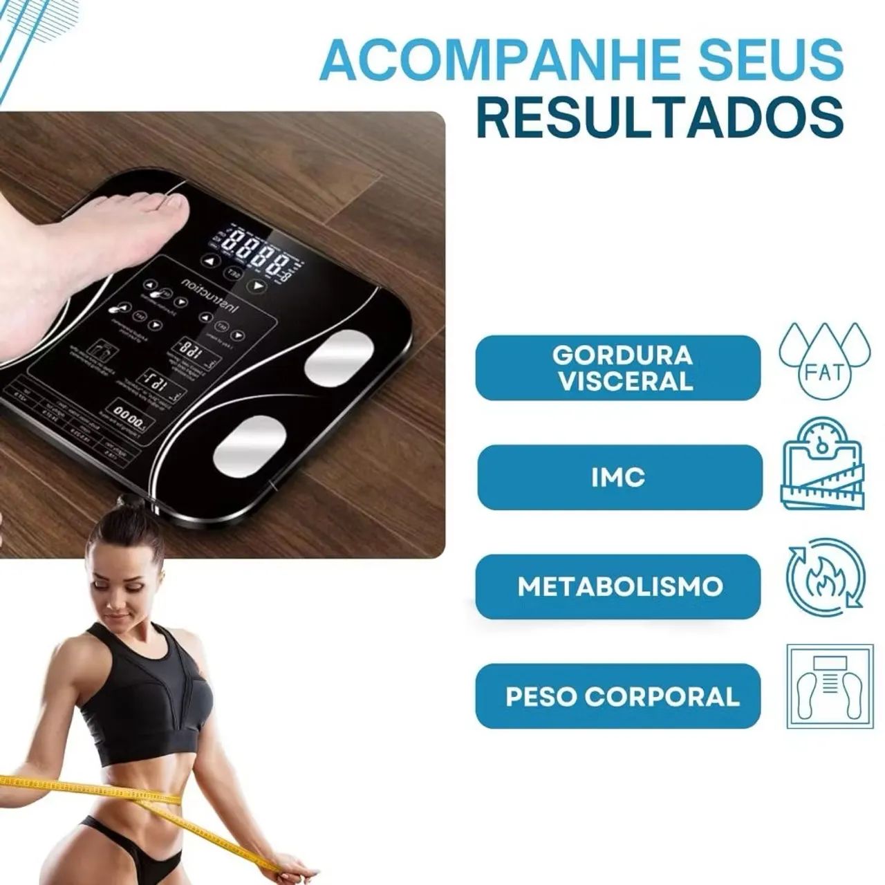 Balança digital vidro - Foto 3
