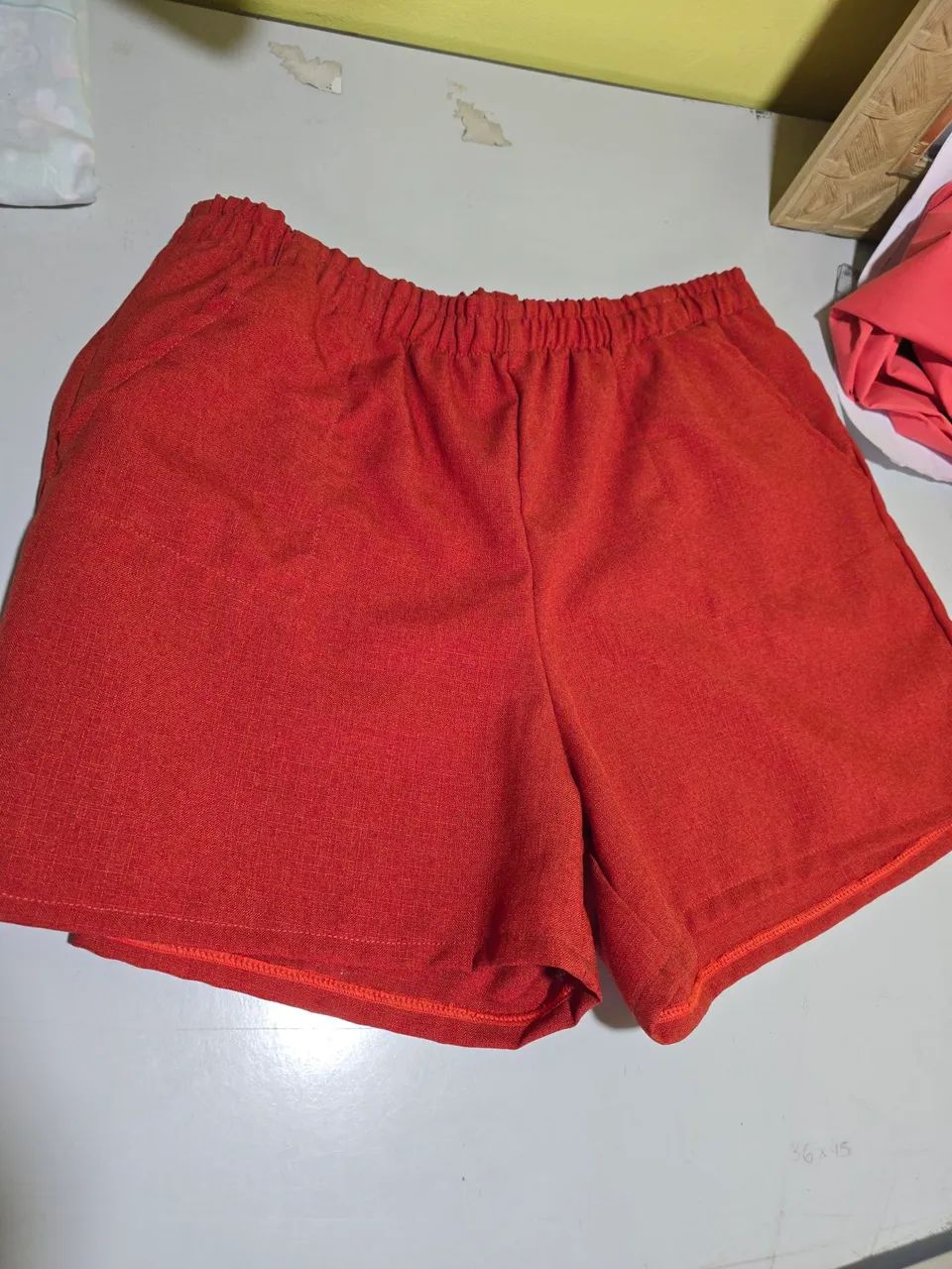 Short Feminino Linho rústico.M/G 42/44 - Foto 2
