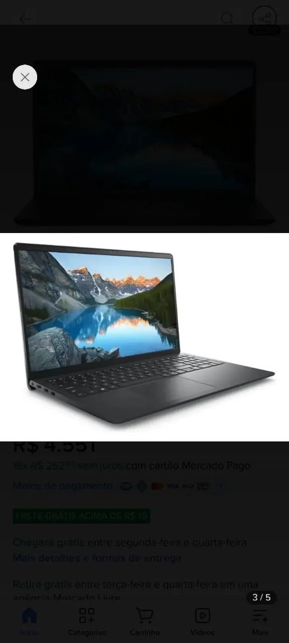 Notebook Dell Inspiron 15 - Semi Novo - Perfeito Estado - Foto 2