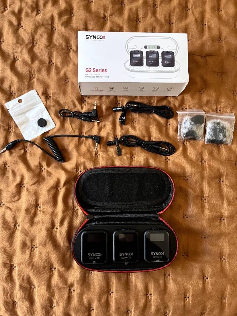 MICROFONE DUPLO WIRELESS SYNCO G2A2 PRO
