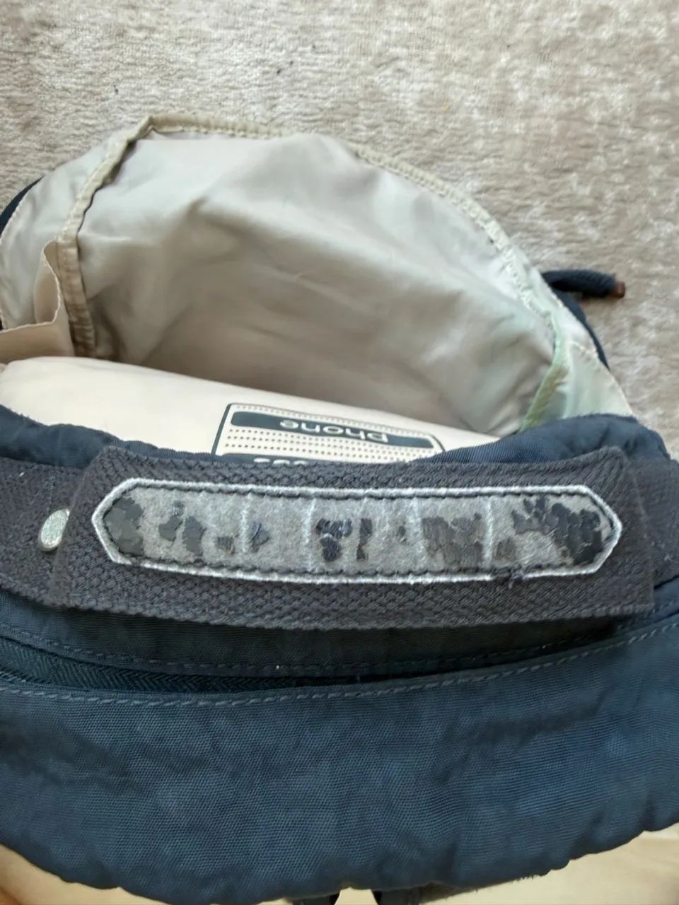 Mochila Kipling azul marinho - Foto 4