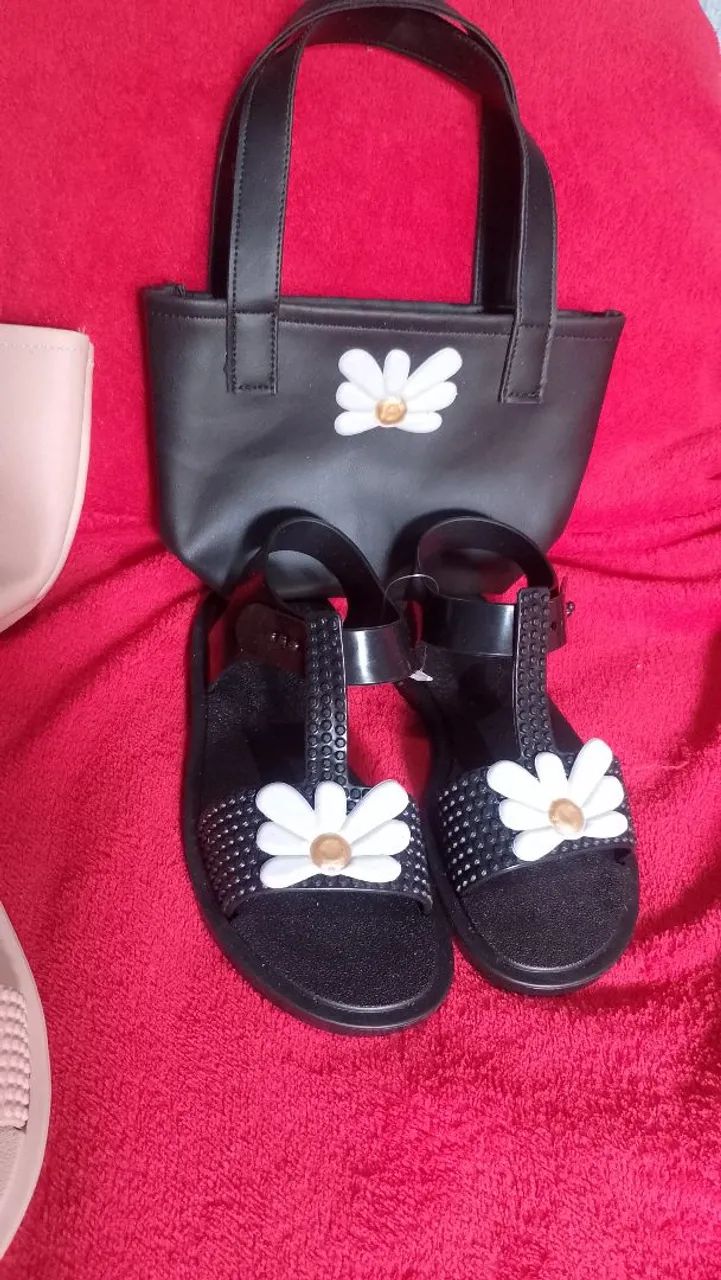 Kits de bolsa e sandálias batom escovas produtos variáveis  - Foto 5