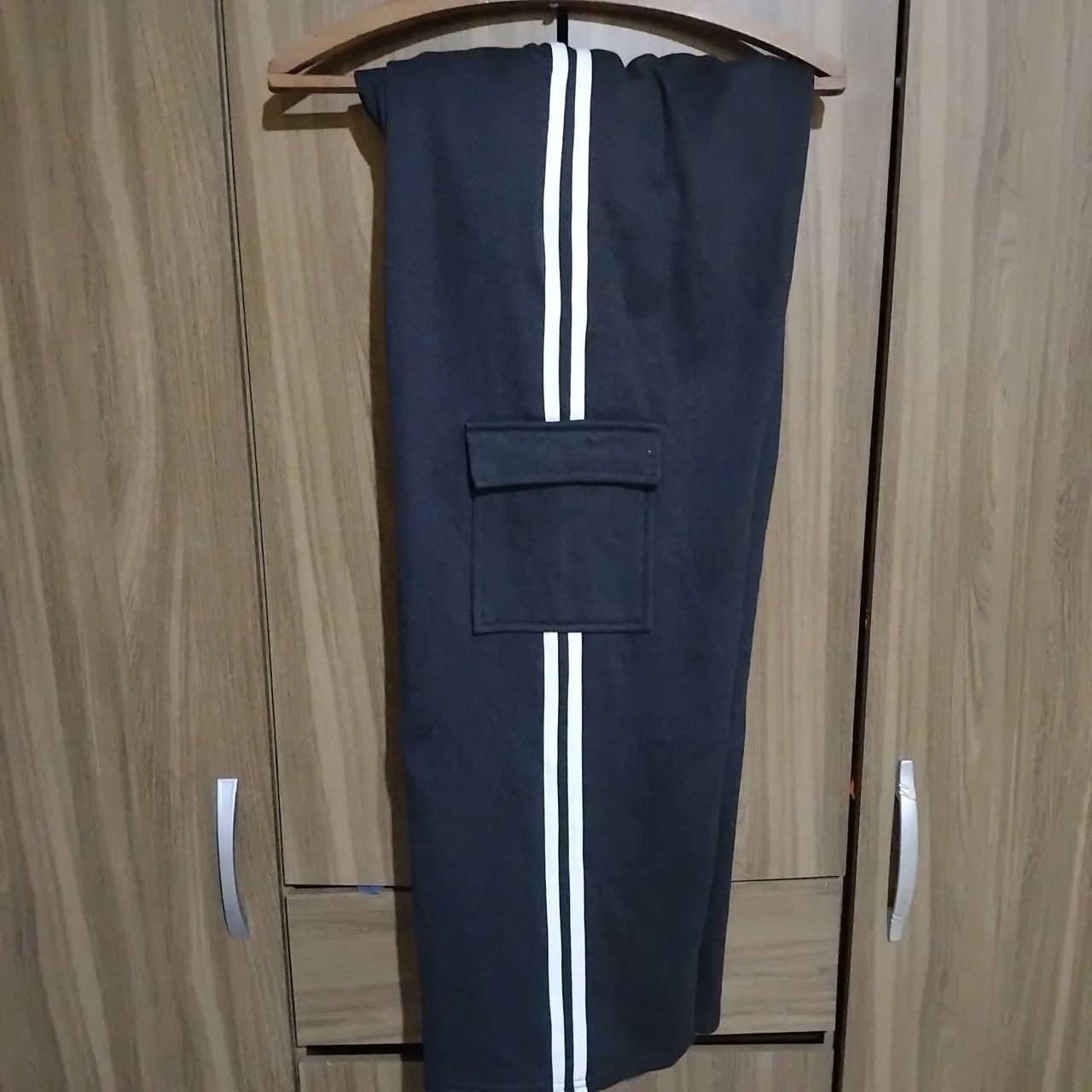 Calça de Moletom Cargo Pantalona