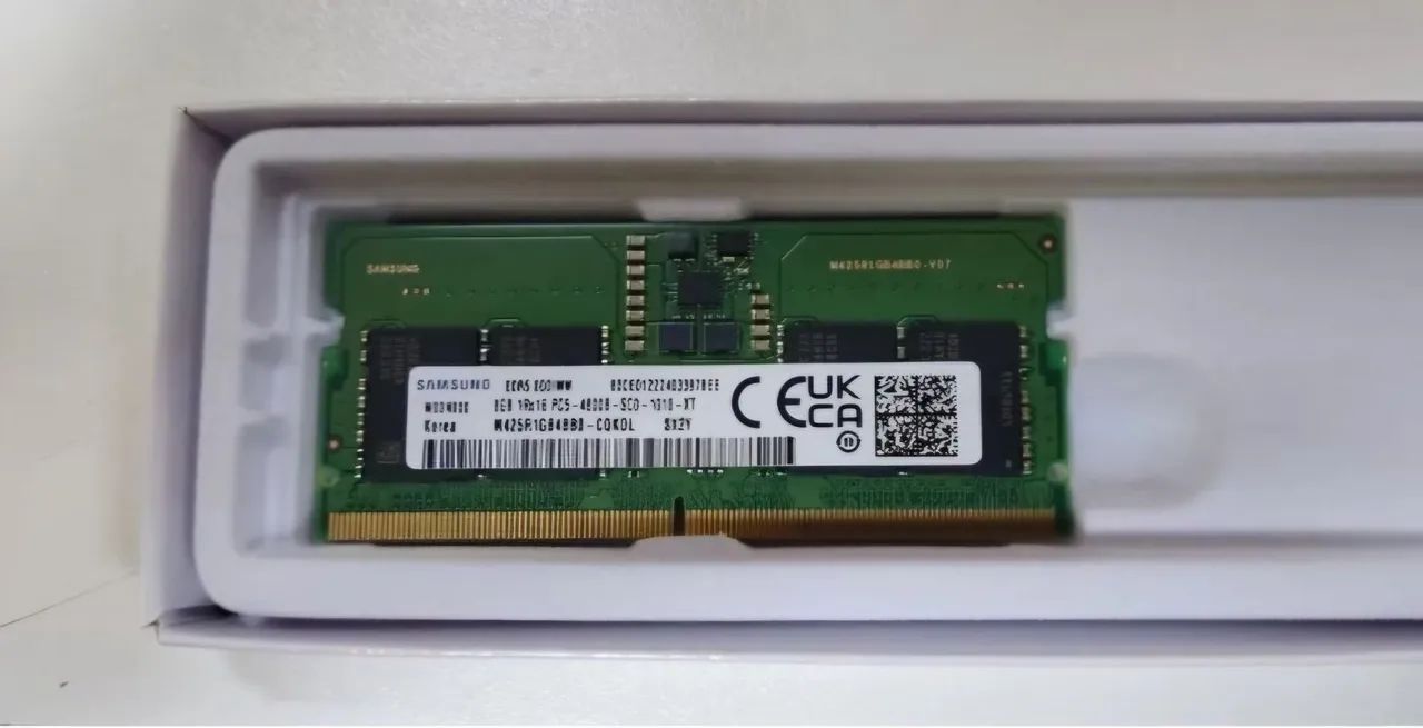 Memória RAM DDR5 8Gb de Notebook