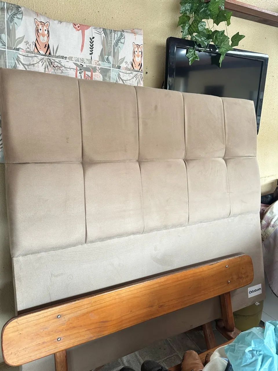 CABECEIRA DE CAMA CASAL ORTOBOM - R$ 250 - Foto 2