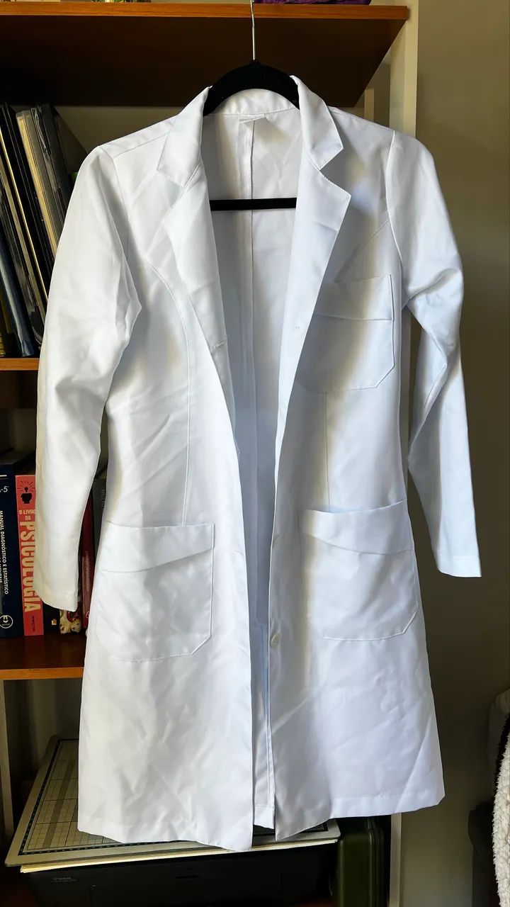 Jaleco branco profissional saúde  - Foto 4