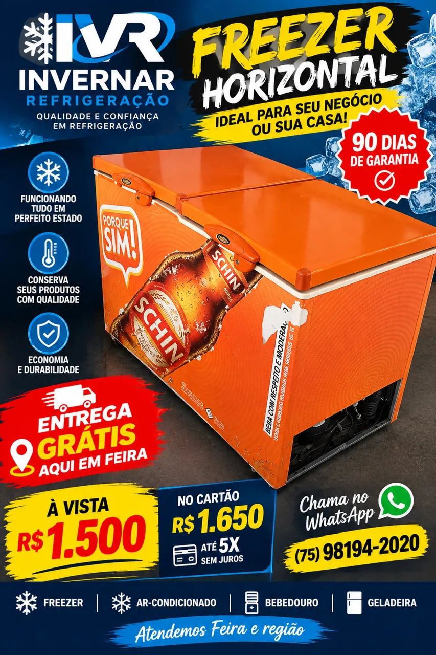 Freezer horizontal
