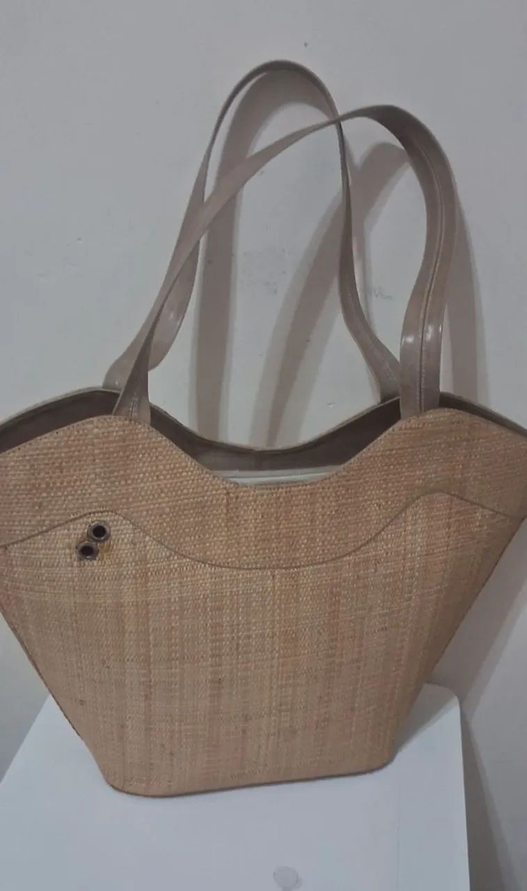 Bolsa de palha linda 