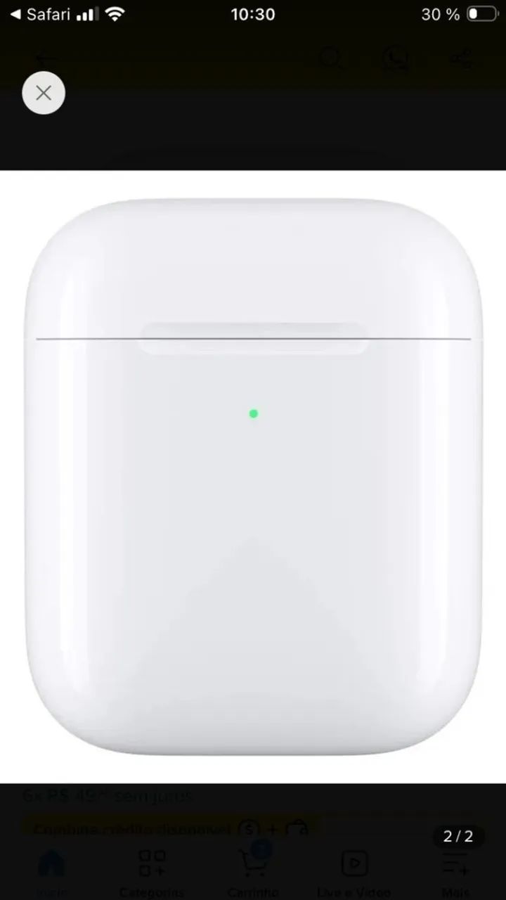 Airpods Apple 2ª geração (só direito) com estojo - Foto 2