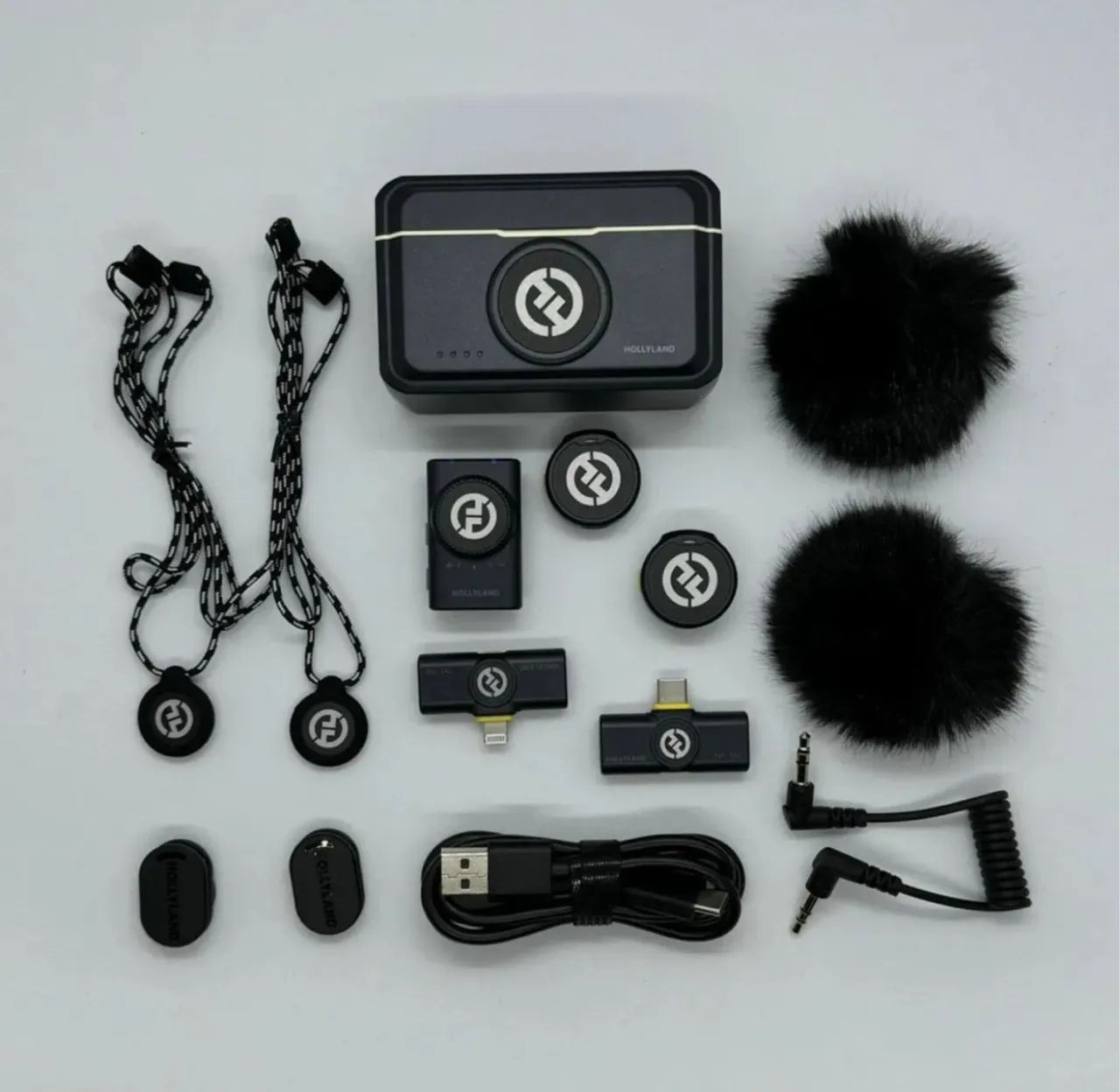 Microfone Hollyland Lark M2 Duo Combo Duplo Para 2 Pessoas. @importech_084 - Foto 4