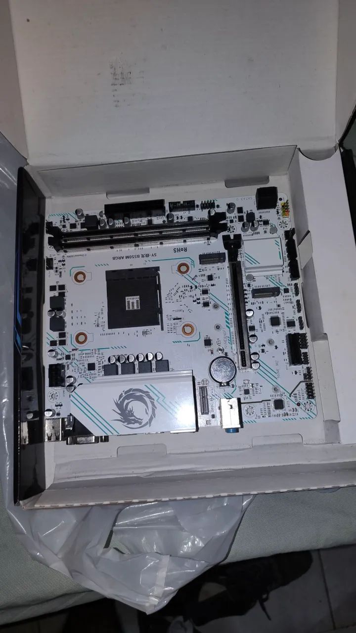 Placa mãe SOYO b550m argb white - Foto 2