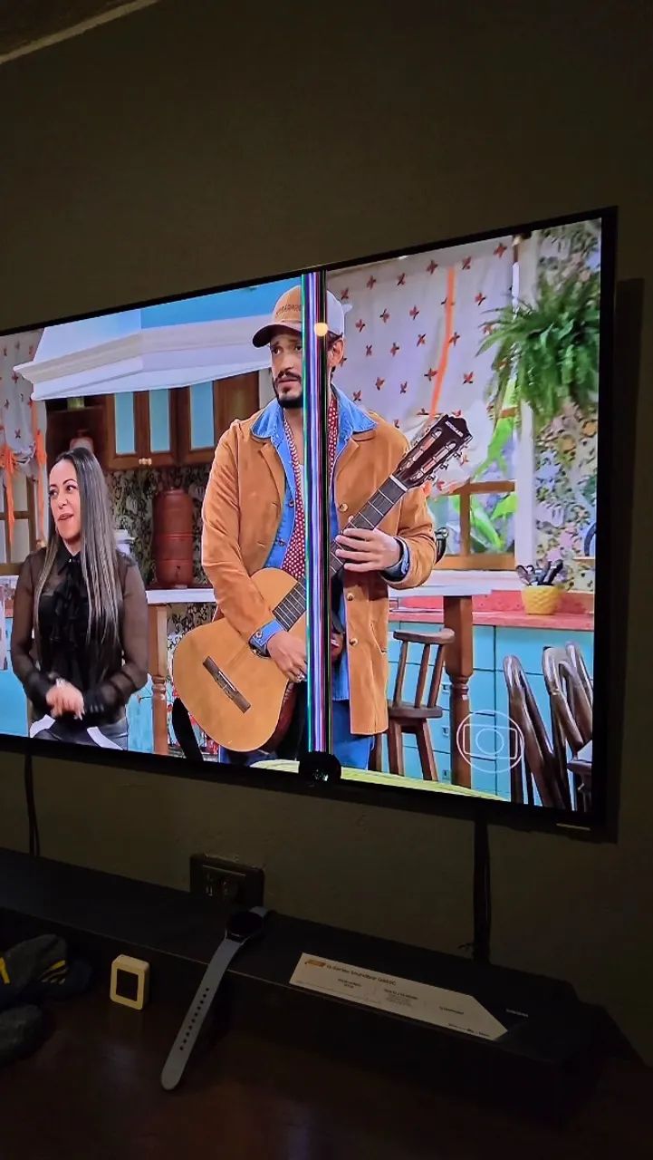 TV Samsung 55" OLED S90C *Tela Quebrada* - Foto 2