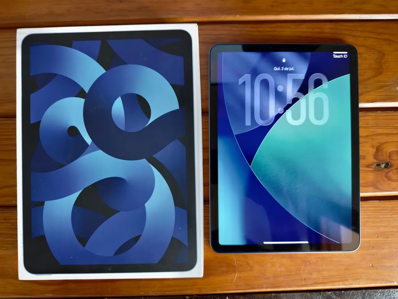  iPad Air 5ª Geração 64GB Wi-Fi Azul - Excelente Estado