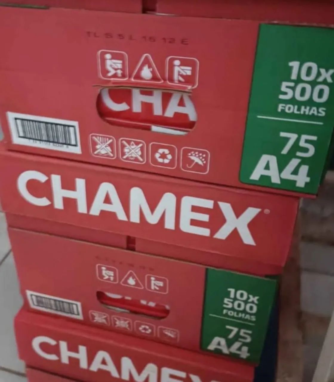 Caixa de Resma de Papel Chamex A4 - Foto 2