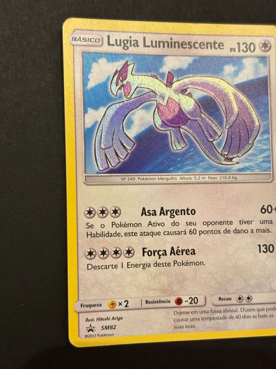 Lugia Luminescente - SM82 - Promo Sol e Lua - Foto 4