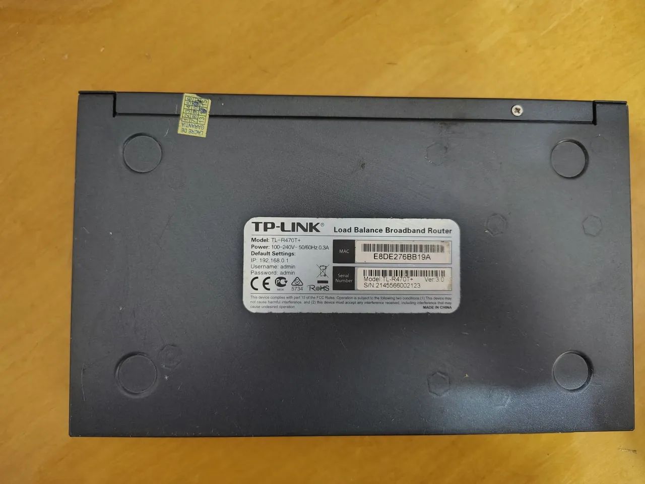 Roteador Load Balance TP-Link TL-R470T+ Switch, conecta até 4 internet, divide carga - Foto 4