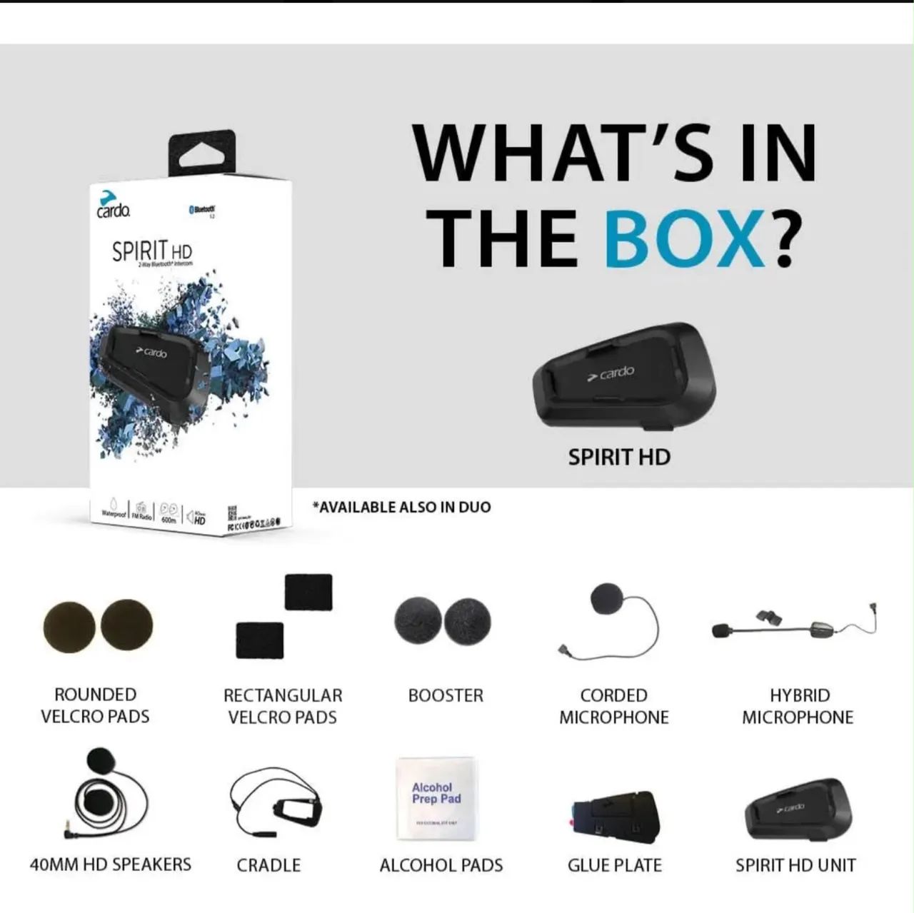 Intercomunicador Cardo Spirit Hd Pack X2 - Foto 2