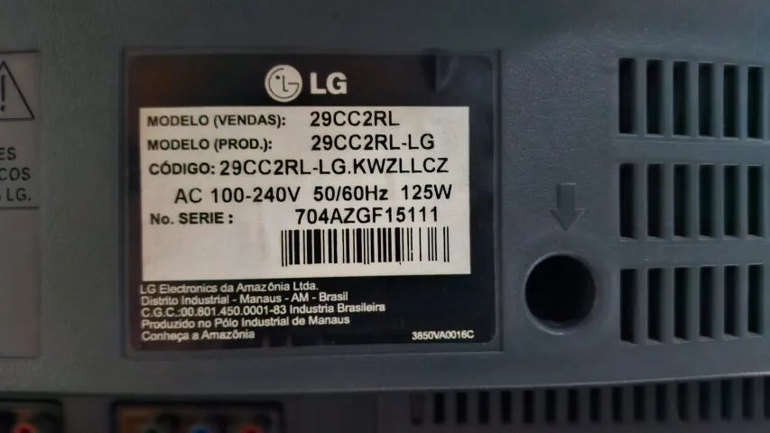 TV CRT Tubo - LG 29CC2RL 29 Polegadas - Foto 4