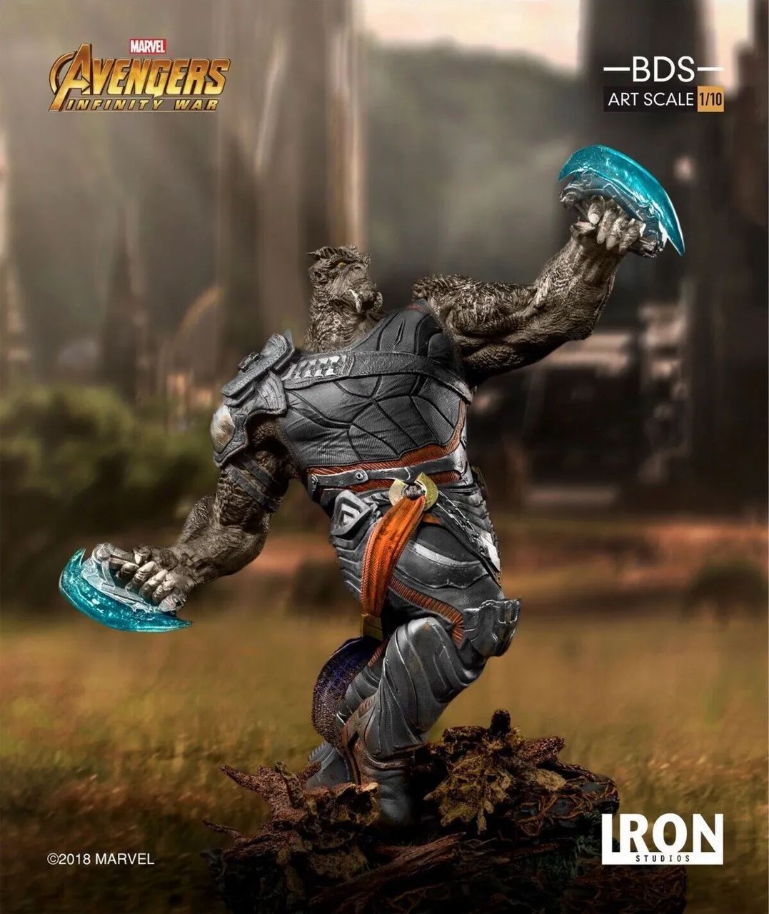 Cull Obsidian Bds Avengers Infinity War Iron Studios 1/10  - Foto 2