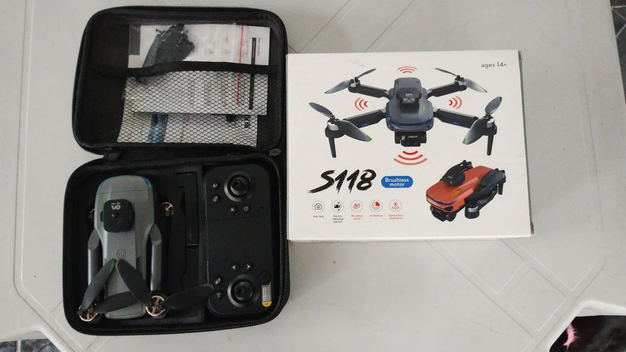 Drone S118 com Acessórios Caixa - Foto 2