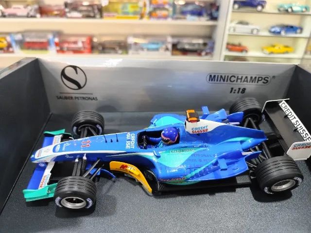 Miniatura Sauber C23 Fisichella 1/18 Minichamps Ed Lim 1602