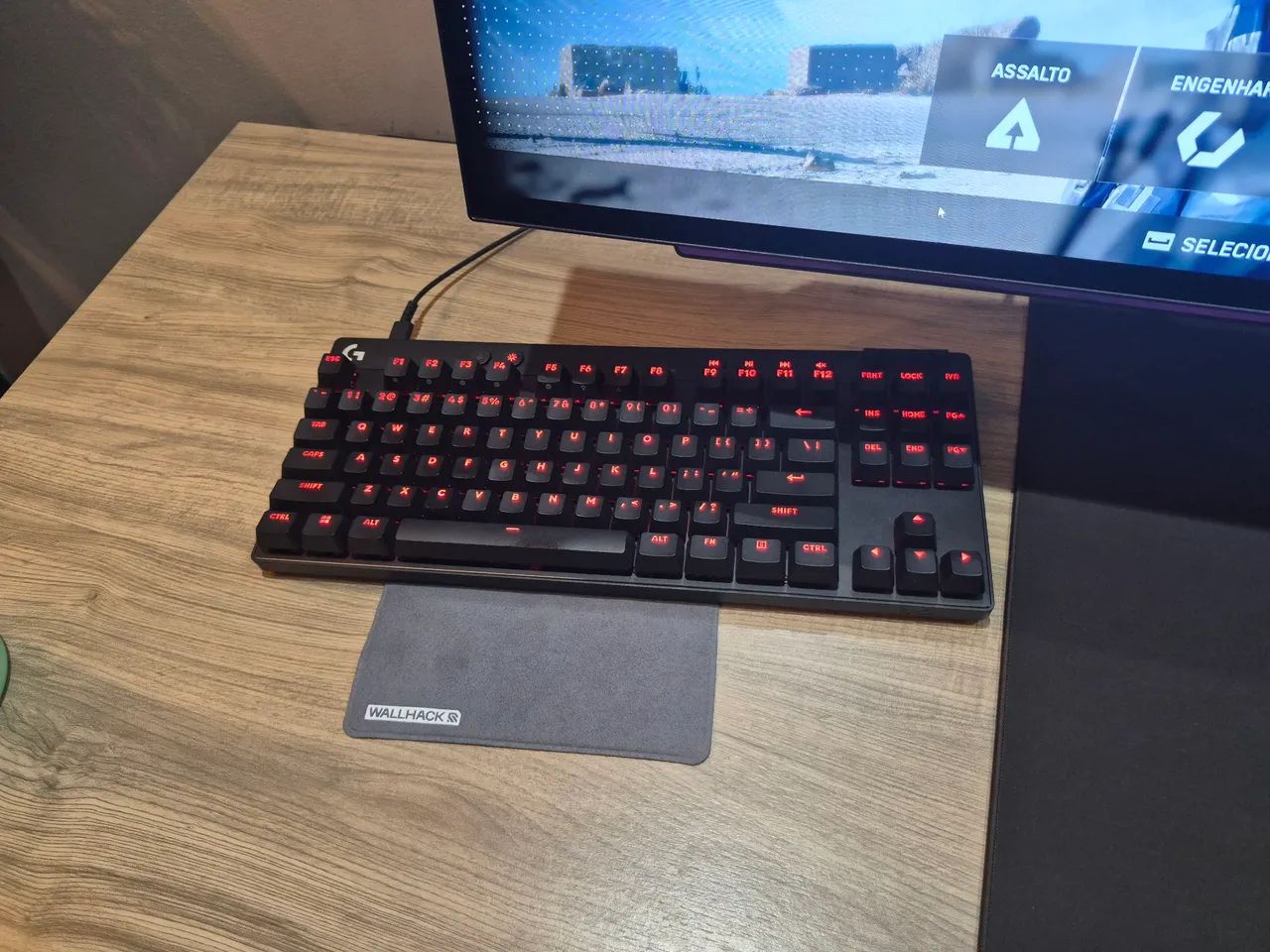 Teclado Gamer magnético, Logitech g pro x tkl rapid!!!