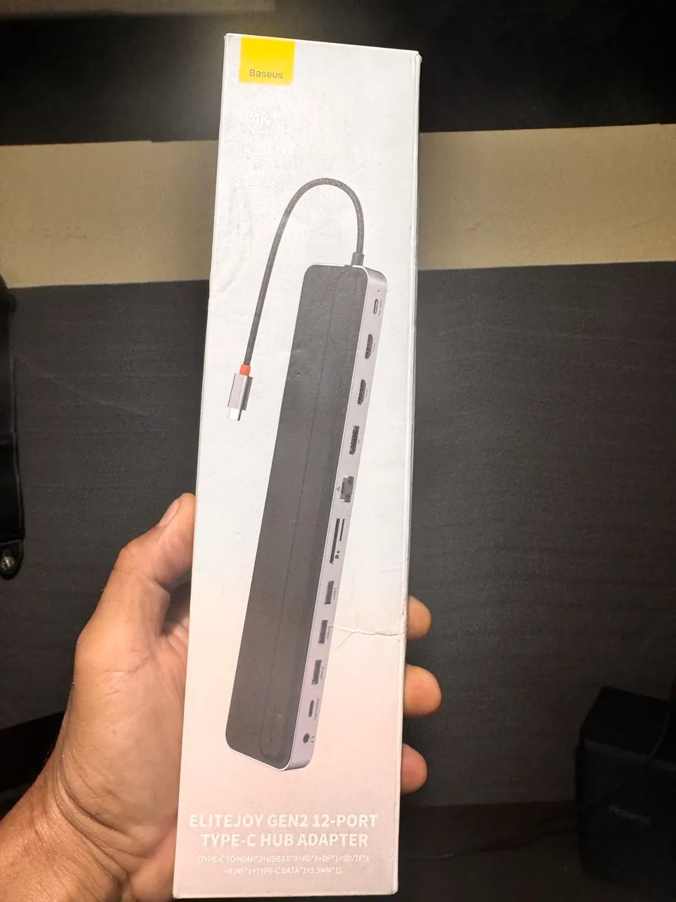 Hub Baseus 12 em 1 - 4k 60hz e Display Port 4k 60hz - Foto 3