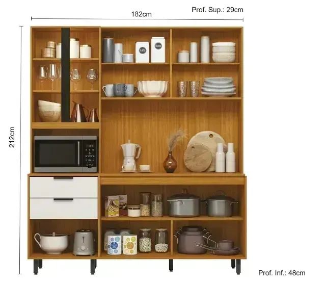 Kit Cozinha Murano Poliman | Moderna e Completa - Foto 2