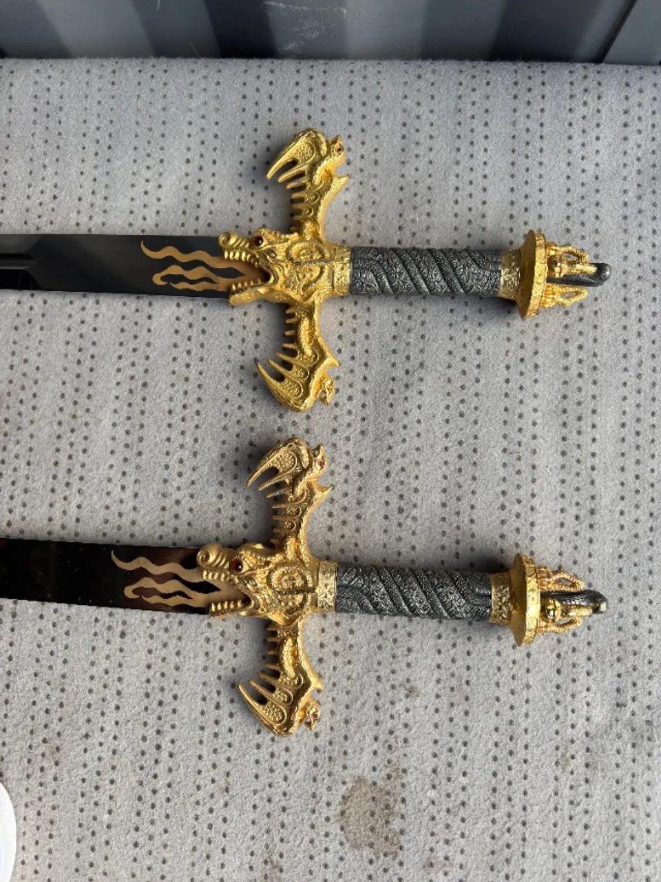 Espada decorativa medieval do Rei Dragão - Foto 4