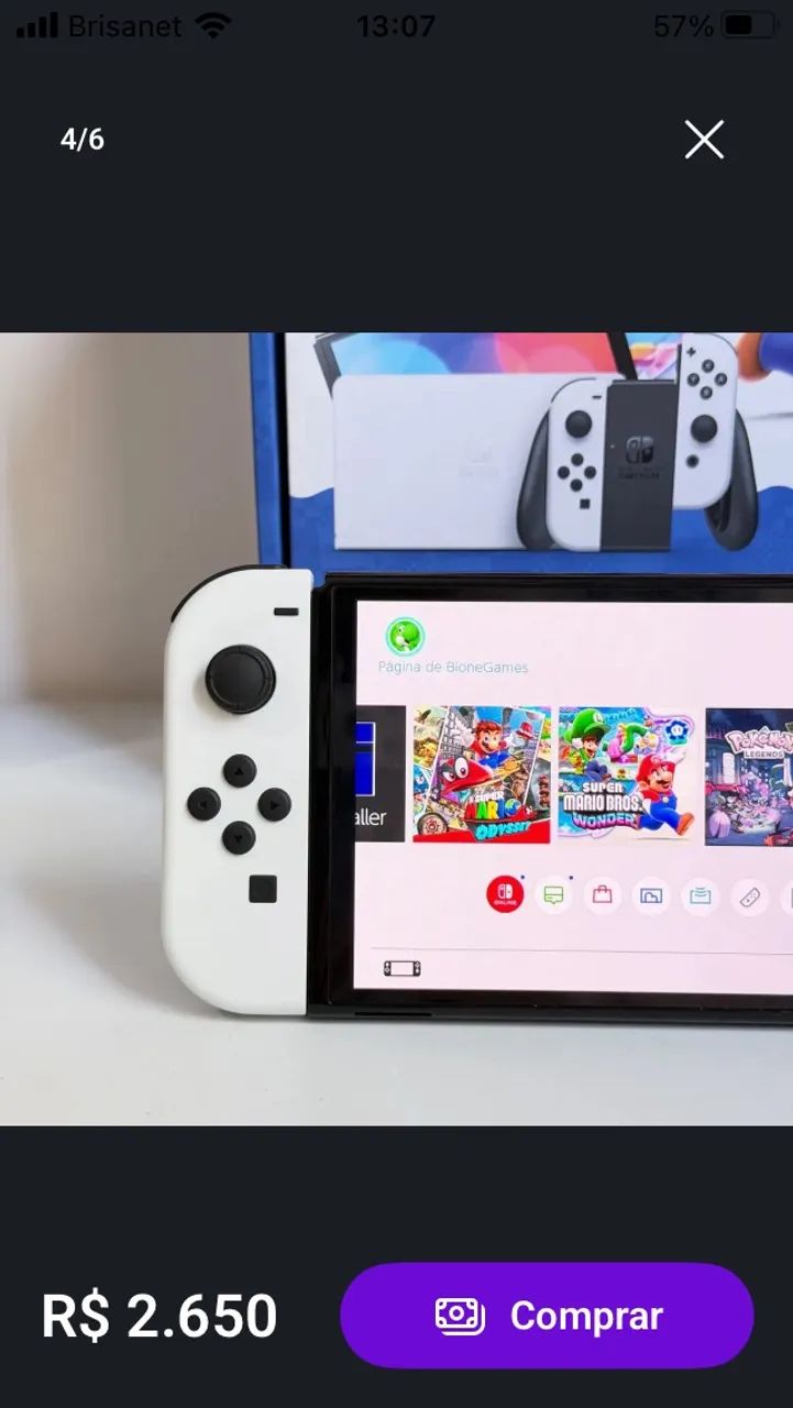 Nintendo switch oled desbloqueado  - Foto 4