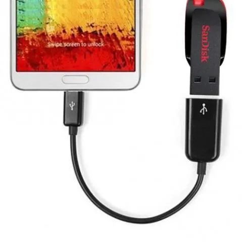 Cabo Otg Adaptador USB Tablet Celular 