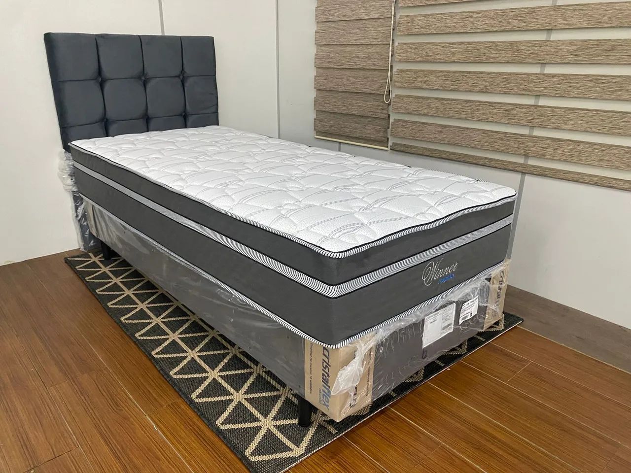 Cama box solteiro Diamond - Novo - Foto 3