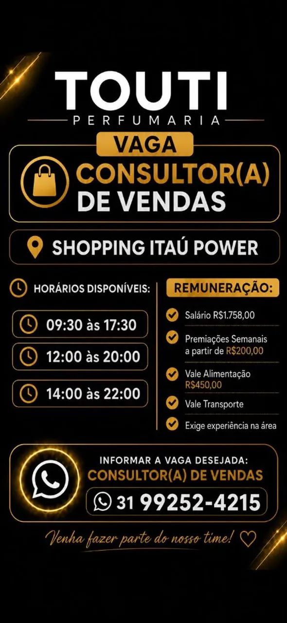 Início imediato 