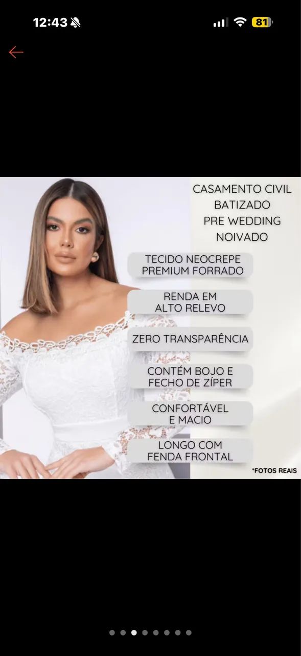 Vestido de noiva  - Foto 2