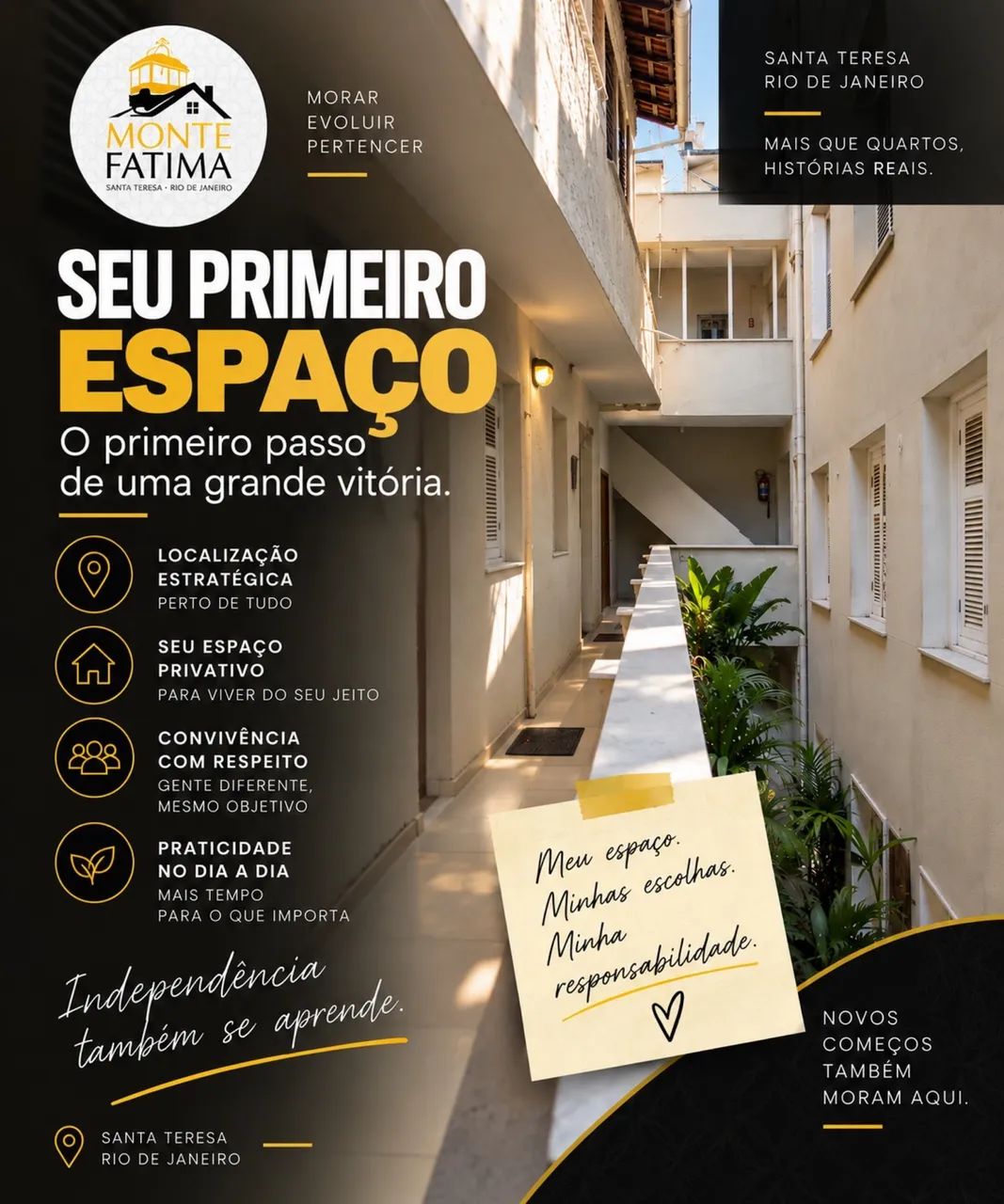 QUARTOS E SUÍTES EM SANTA TERESA ? A PARTIR DE R$ 950 COM CONTAS* - Foto 5
