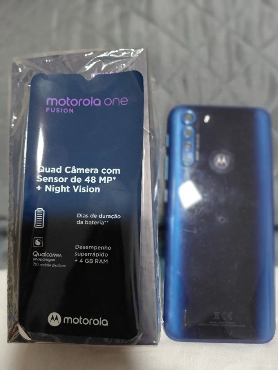 Celular motorola one fusion  64 gb,