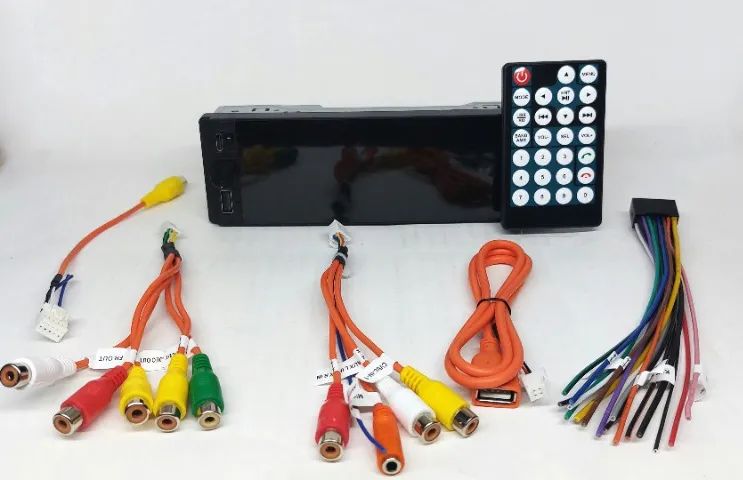 Multimídia MP5 6,28 Polegadas CarPlay 1DIN Bluetooth - Foto 3